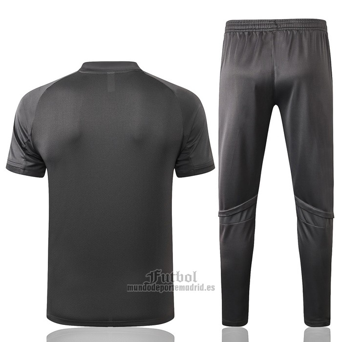 Chandal del Real Madrid Manga Corta 2020-2021 Gris
